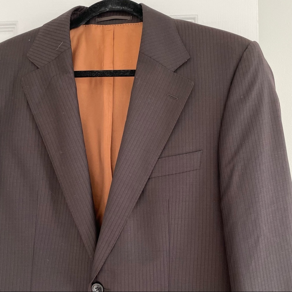 Hugo Boss Gable Vegas Virgin wool Brown Blazer 42R US or IT 48R